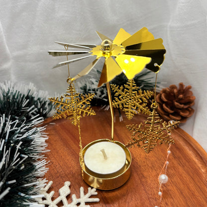 Carrousel des flocons dorés